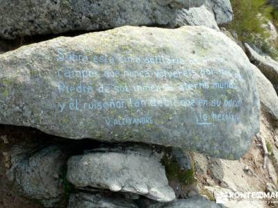 Siete Picos:Senda Herreros,Camino Schmid(Schmidt); ruta por la sierra de madrid; viajes de un dia;ma